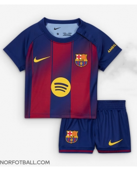 Billige Fotballdrakt Barcelona Replika Hjemmedraktsett Barn 2025-26 Kortermet (med bukser)
